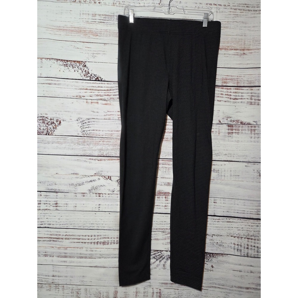 Old Navy Pixie High Waisted Houndstooth Leggings Black White Womens Large Tall